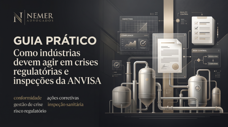 Guia prático: Como indústrias devem agir em crises regulatórias e inspeções da ANVISA